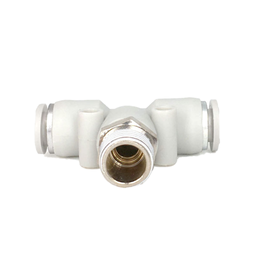 PEB04 01 Nối nhanh tê ren ngoài Airtac (PEB04-01 Màu trắng) - Ảnh 2