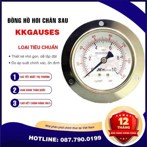 Đồng hồ đo áp suất GESA Y63 Y100