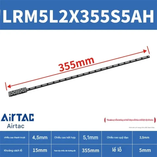 Thanh trượt mở rộng LRM5L2X355S5AH - Ảnh 2