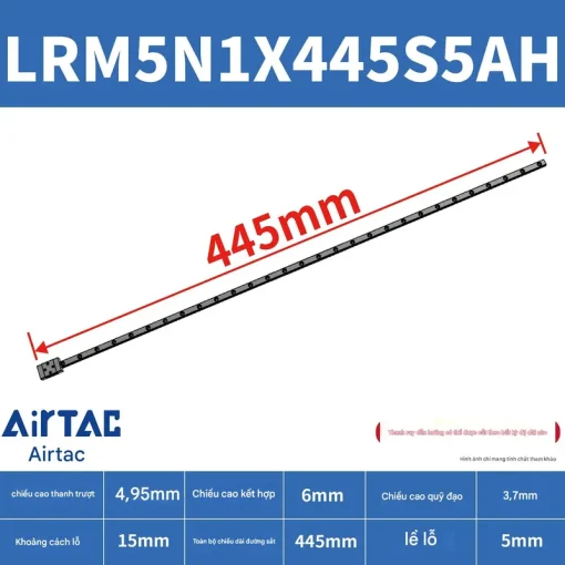 Thanh trượt tiêu chuẩn LRM5N1X445S5AH - Ảnh 2