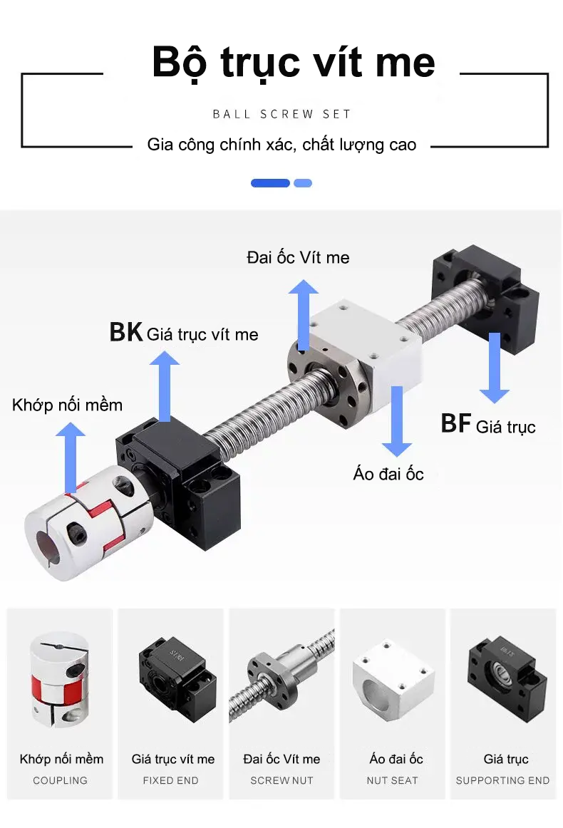 Trục vít me SFU4010 - Ảnh 4