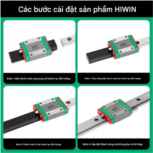 Thanh trượt đơn MGW12C (thép hợp kim) - Ảnh 3