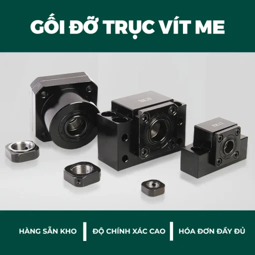 Gối đỡ trục vít me BK15 - Ảnh 5