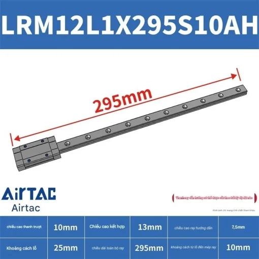 Thanh trượt mở rộng LRM12L1X295S10AH - Ảnh 2
