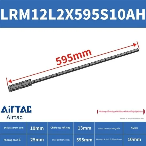 Thanh trượt mở rộng LRM12L2X595S10AH - Ảnh 2