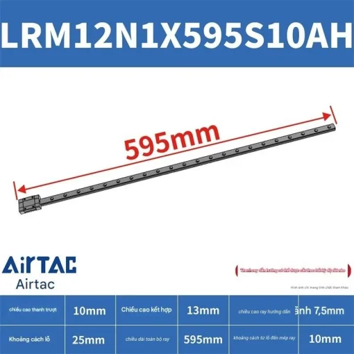 Thanh trượt tiêu chuẩn LRM12N1X595S10AH - Ảnh 2