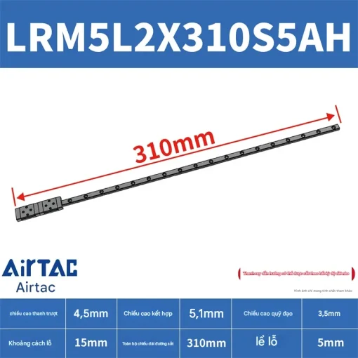 Thanh trượt mở rộng LRM5L1X310S5AH - Ảnh 2