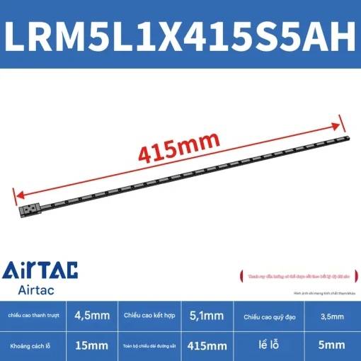 Thanh trượt mở rộng LRM5L1X415S5AH - Ảnh 2