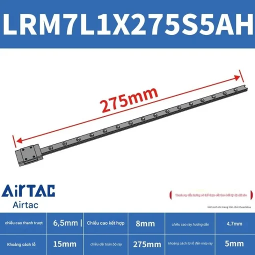 Thanh trượt mở rộng LRM7L1X275S5AH - Ảnh 2
