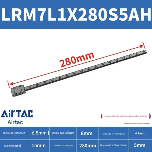 Thanh trượt mở rộng LRM7L1X280S5AH - Ảnh 2