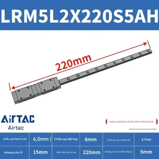 Thanh trượt mở rộng LRM7L2X220S5AH - Ảnh 2