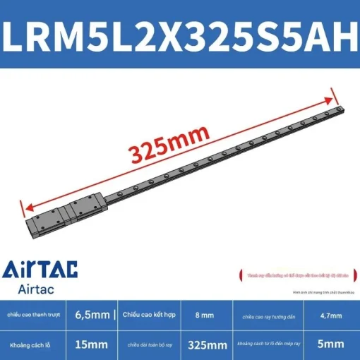 Thanh trượt mở rộng LRM7L2X325S5AH - Ảnh 2