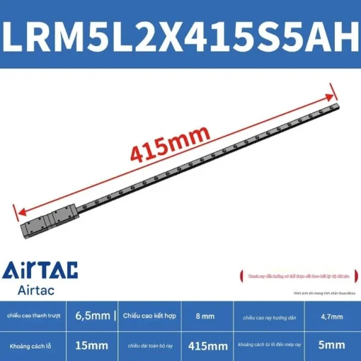 Thanh trượt mở rộng LRM7L2X415S5AH - Ảnh 2