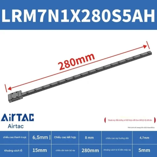 Thanh trượt tiêu chuẩn LRM7N1X280S5AH - Ảnh 2