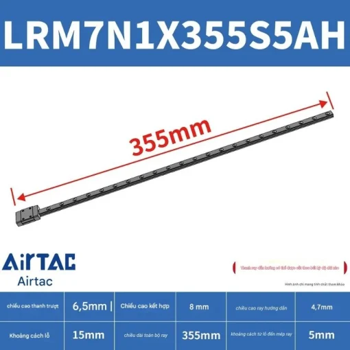 Thanh trượt tiêu chuẩn LRM7N1X355S5AH - Ảnh 2