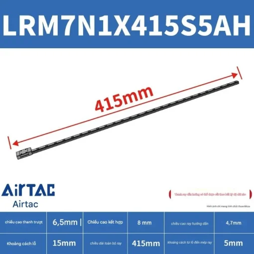 Thanh trượt tiêu chuẩn LRM7N1X415S5AH - Ảnh 2