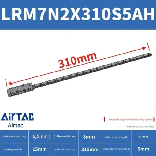 Thanh trượt tiêu chuẩn LRM7N2X310S5AH - Ảnh 2