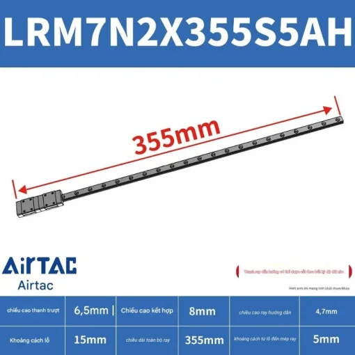 Thanh trượt tiêu chuẩn LRM7N2X355S5AH - Ảnh 2