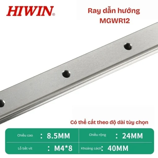 Ray dẫn hướng MGW12-100mm - Ảnh 2