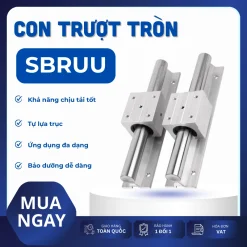 Con trượt tròn có đế thân ngắn SBR20UU (Bi trượt tròn có đế)