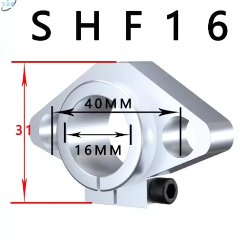 Gối đỡ ray trượt SHF16 - Ảnh 2