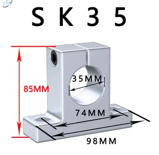Gối đỡ ray trượt SK35 - Ảnh 2