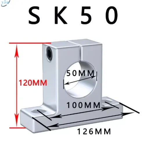 Gối đỡ ray trượt SK50 - Ảnh 2