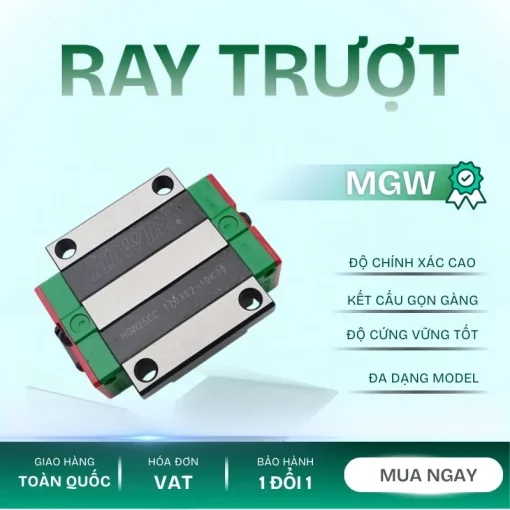 Thanh trượt đơn MGW12C (thép hợp kim)