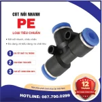 PE4 Nối nhanh chữ T đều Airtac (PE4 Màu trắng)