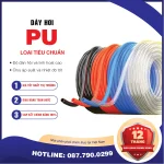 PU14x10 Dây hơi khí nén PU AKS (PU14x10 Màu: trắng, đen, xanh, cam)