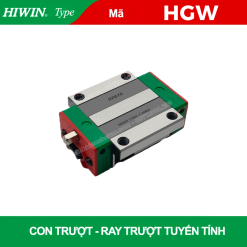 Con trượt vuông Hiwin HGW20HC, HGW25HC, HGW30HC, HGW35HC, HGW45HC